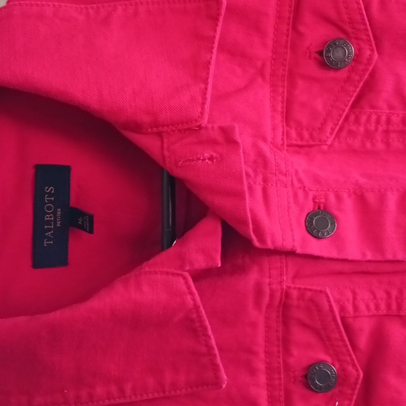 Talbots M petite red jacket - Picture 3 of 3